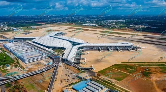 Papa ọkọ ofurufu Meilan II T2 Terminal Nṣiṣẹ Pẹlu JONCHN Iṣakoso Ina oye lati Kọ Agbegbe Iṣowo Ọfẹ Ọfẹ Papa ọkọ ofurufu ti o tobi julọ ni Ilu China